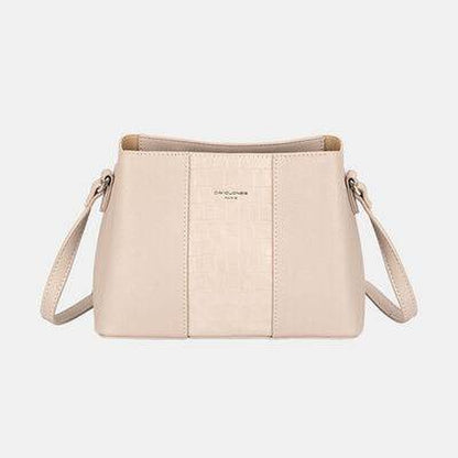 David Jones PU Leather Crossbody Bag